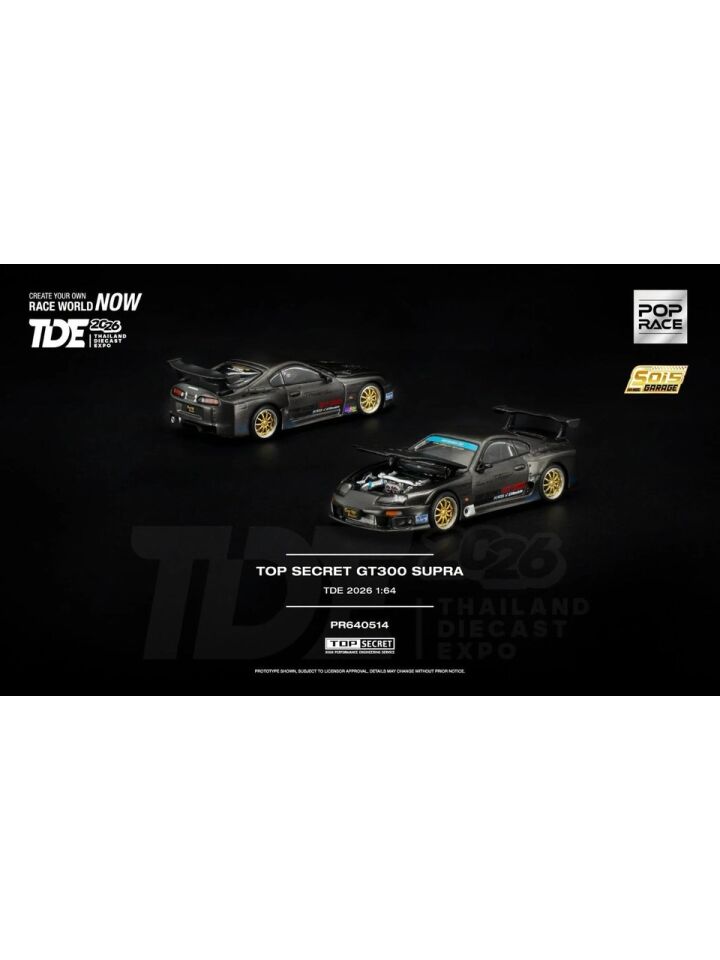 Pop Race Top Secret Gt300 Supra Tde26 PR640514