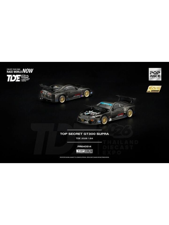 Pop Race Top Secret Gt300 Supra Tde26 PR640514