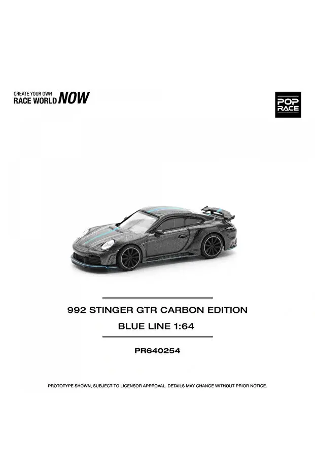 Pop Race 992 Stinger GTR Carbon Edition (Blue PR640254