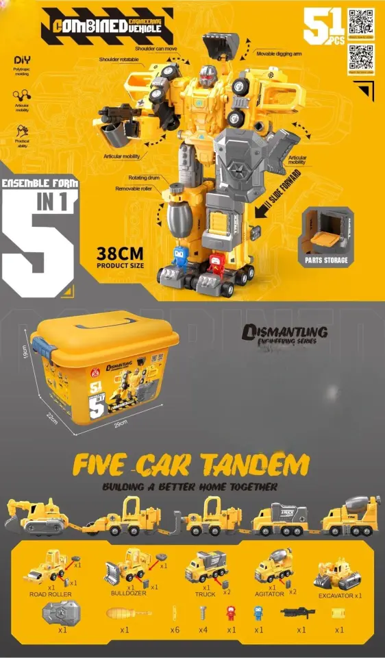 Kızılkaya Mıknatıslı Transformers İnşaat Kutulu