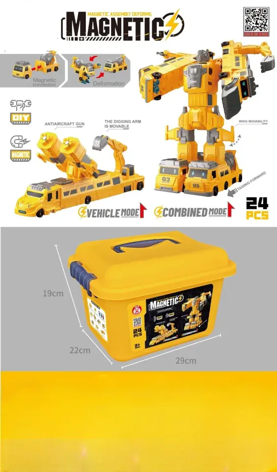 Kızılkaya Mıknatıslı Transformers Araba