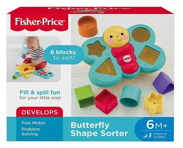 Fisher-Price Şekil Eşleştirme Arkadaşı Kelebek CDC22