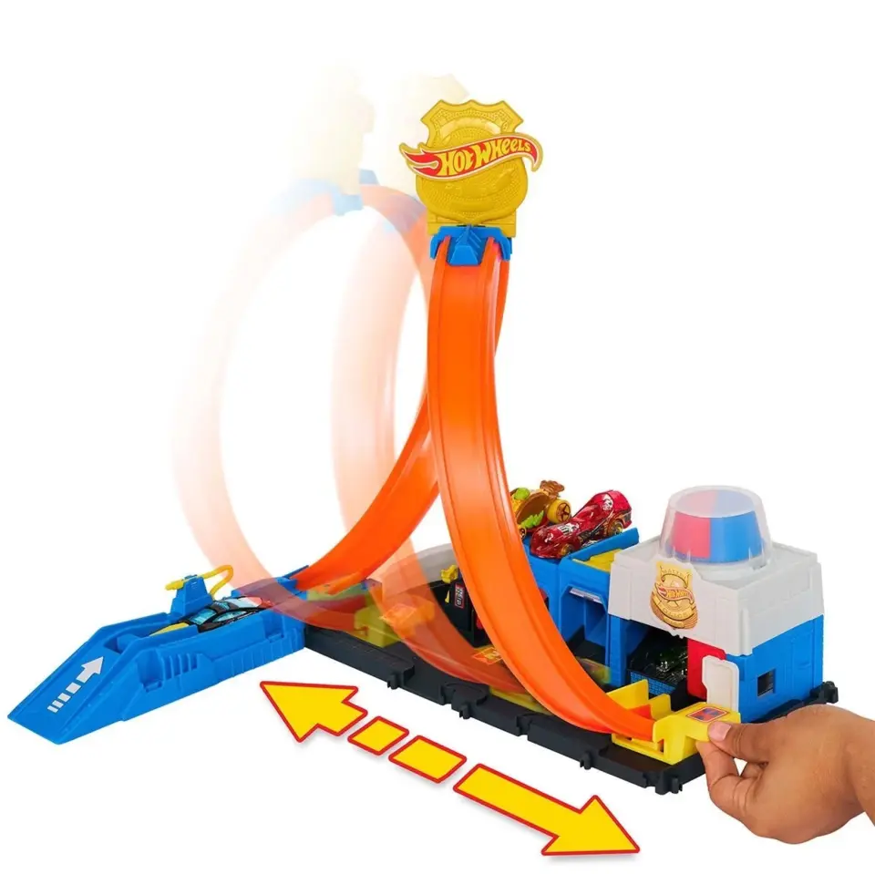 Hot Wheels City Süper Polis Karakolu Oyun Seti ve 1 Araba