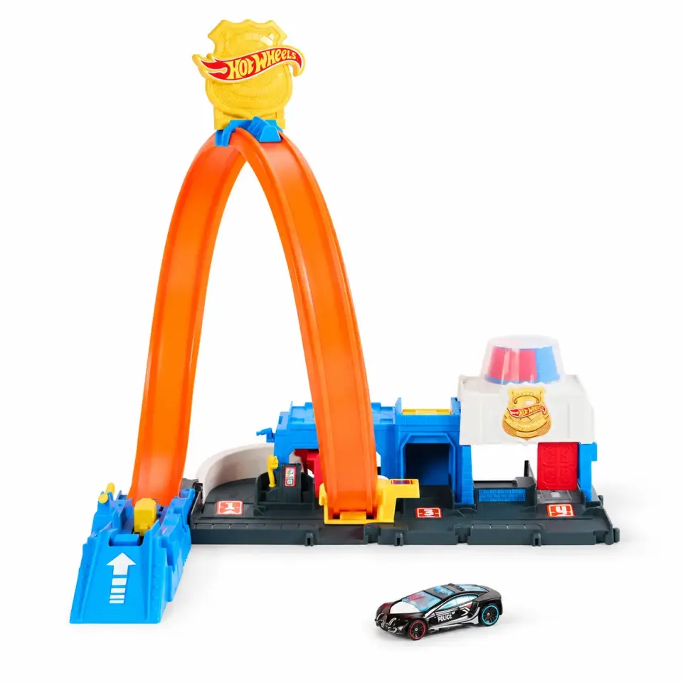 Hot Wheels Polis İstasyonu Oyun Seti JBM71
