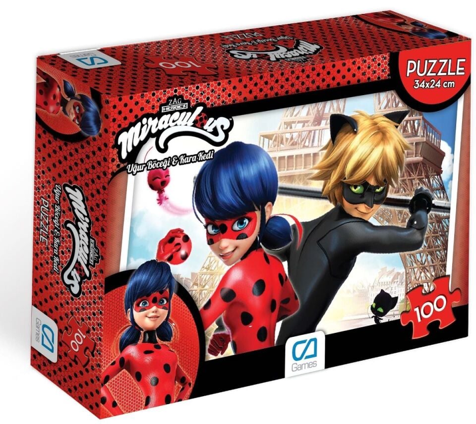 CA Games Miraculous Puzzle 100 5002