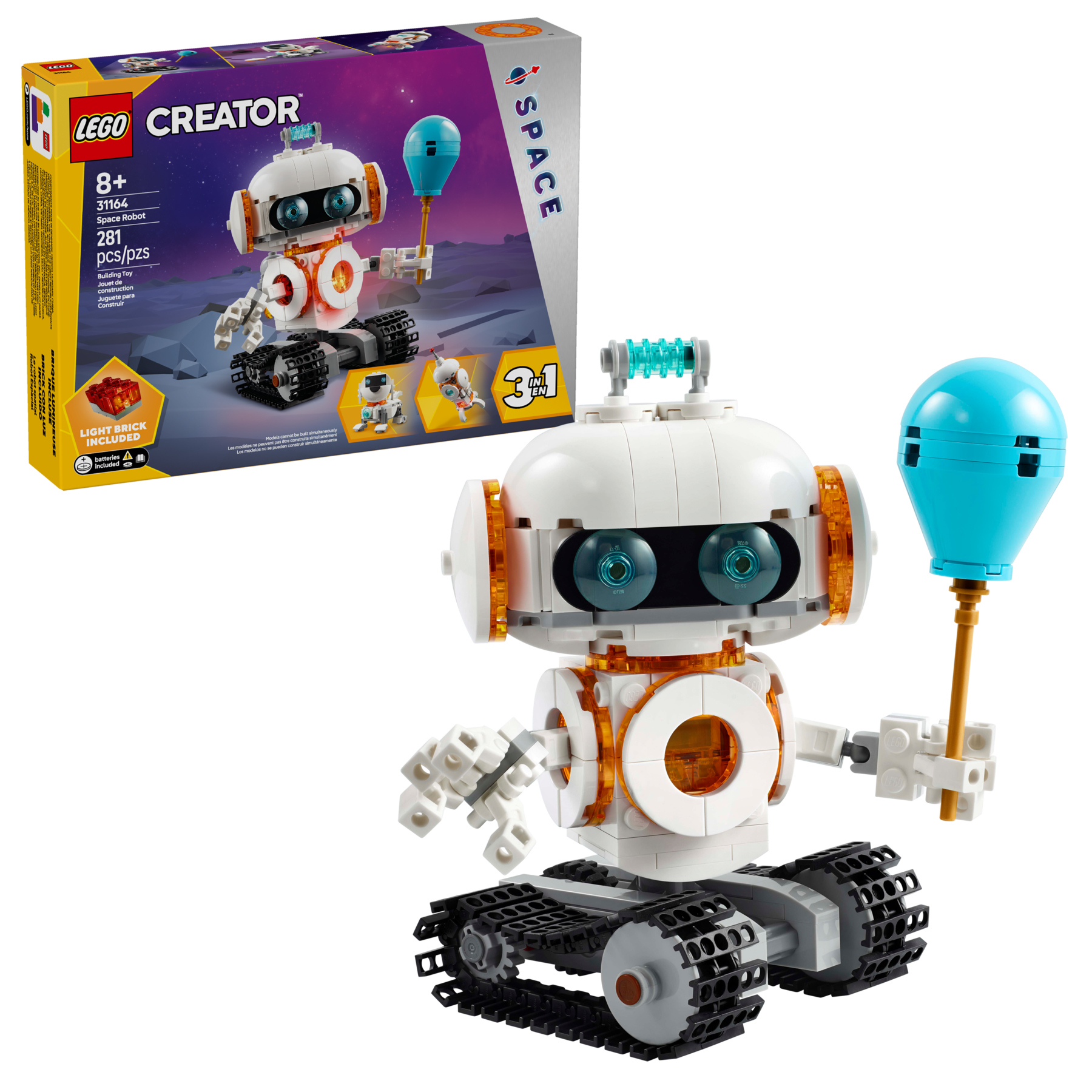 Keyforia LEGO Creator Uzay Robotu 31164 yapım seti