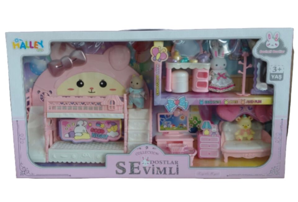 Seher Sevimli Dostlar Tavşan Aile 3 Asorti SH59688