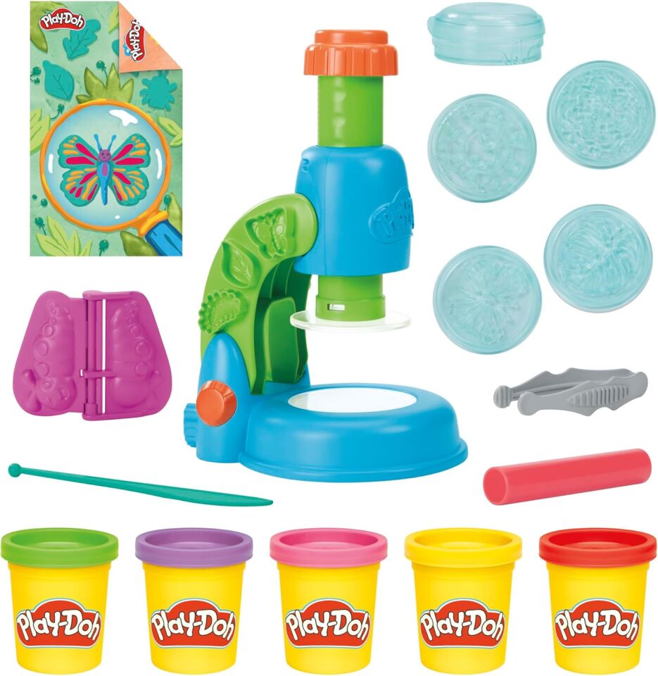 Hasbro Play-Doh Işıklı Mikroskop Oyun Seti G0494