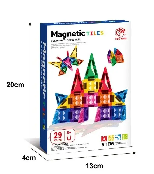 Kızılkaya Manyetik Bloklar 3,75 cm 29 Parça 188-M48