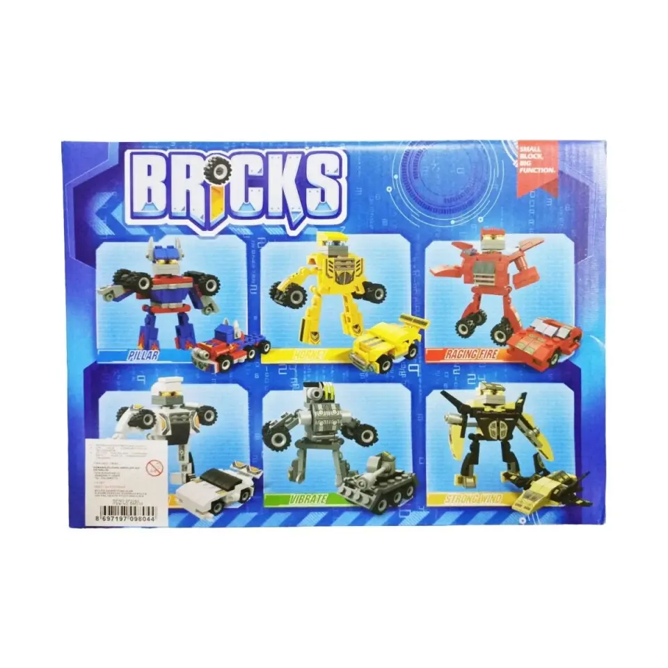 Kızılkaya Yapı Blokları Transformers 342 Parça
