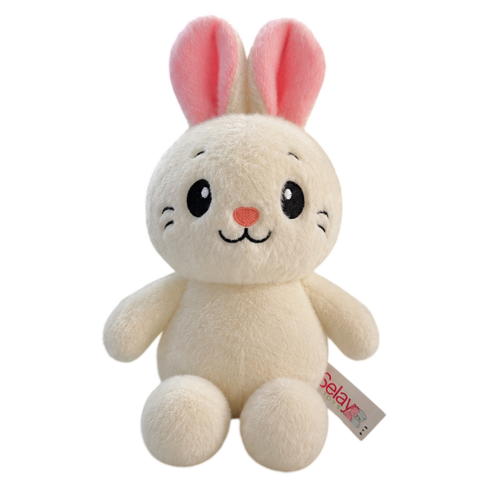 Tavşan Peluş Oyuncak 25 cm Ekru 2174