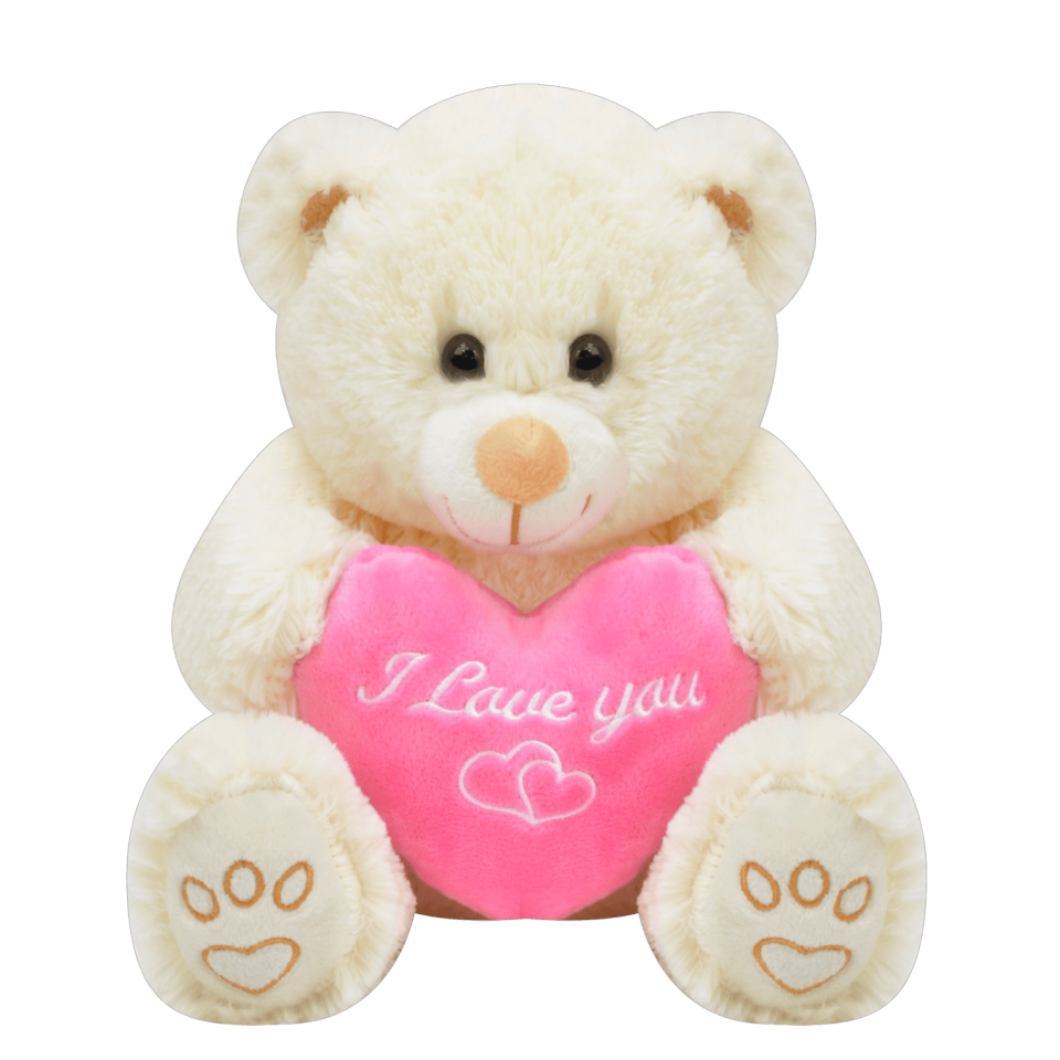 Ayıcık Peluş Oyuncak 28 cm Ekru 1012