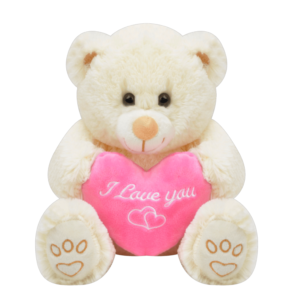 Ayıcık Peluş Oyuncak 28 cm Ekru 1012