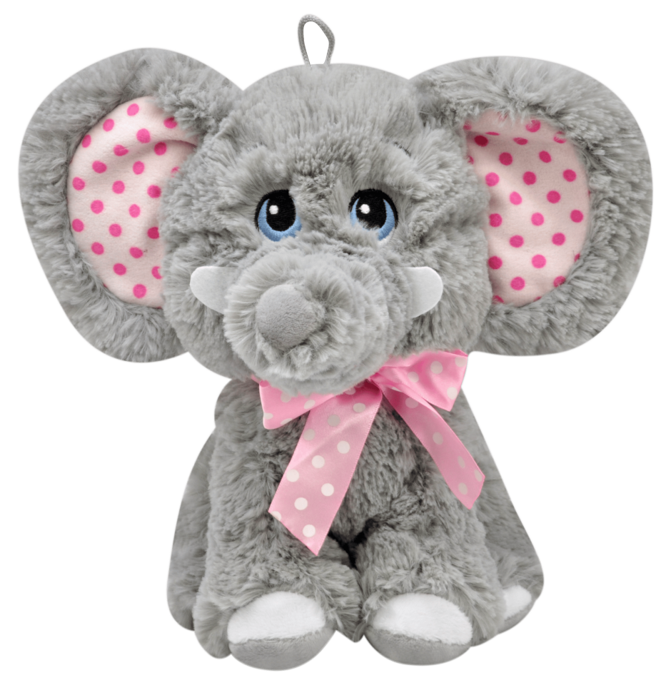 Fil Peluş Oyuncak 28 cm Pembe 1012