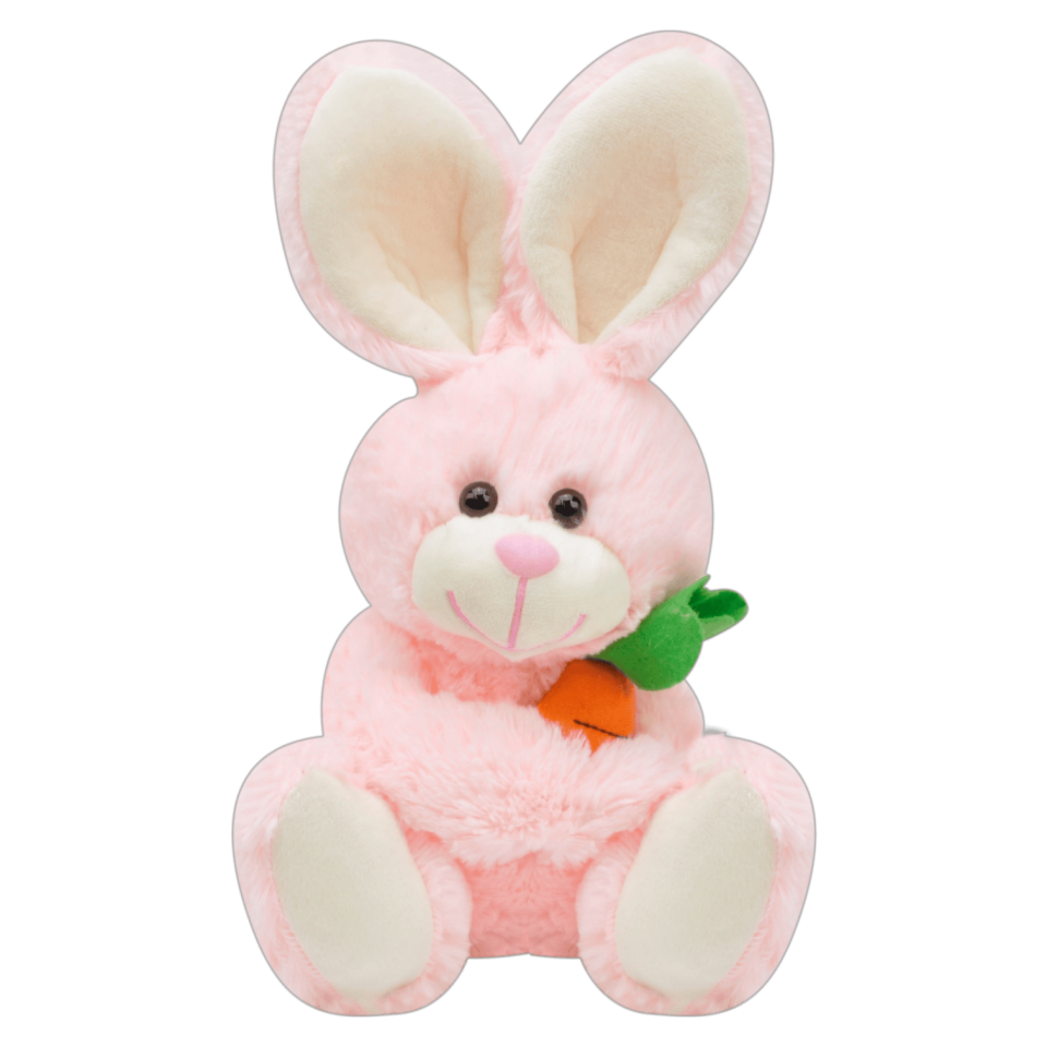 Tavşan Peluş Oyuncak 28 cm Pembe 1012