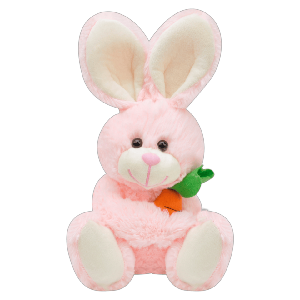 Tavşan Peluş Oyuncak 28 cm Pembe 1012