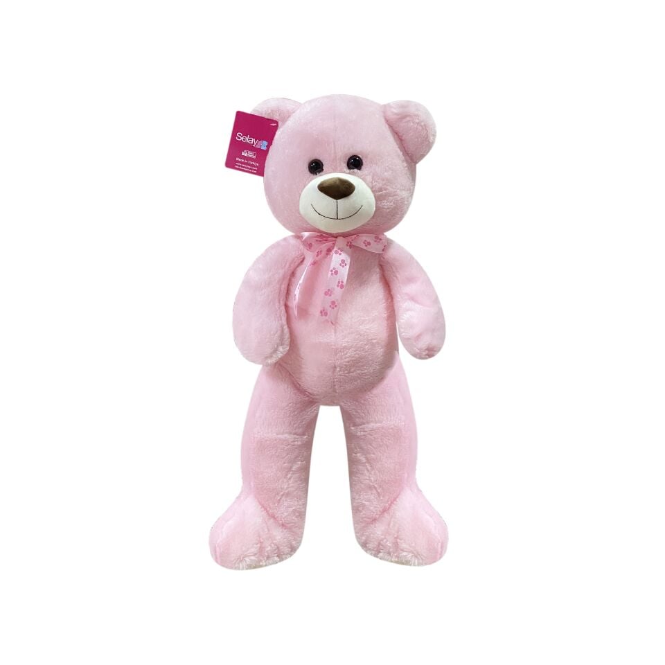 Puffy Salaş Ayı Peluş Oyuncak 80 cm Pembe 1191