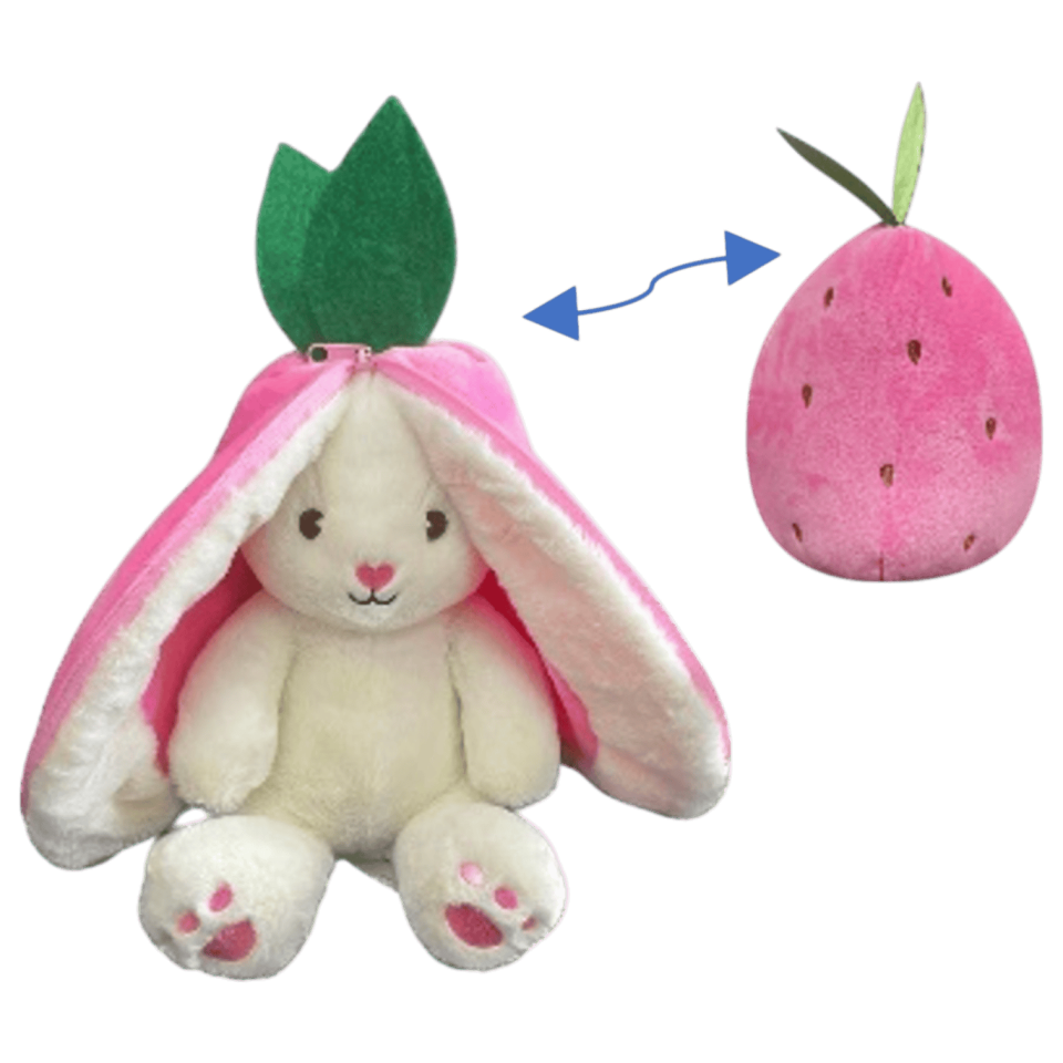 Berry Rabbit Peluş Oyuncak 25 cm Ekru 1219