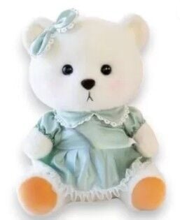 Ayıcık Peluş Oyuncak 40 cm Yeşil 1455