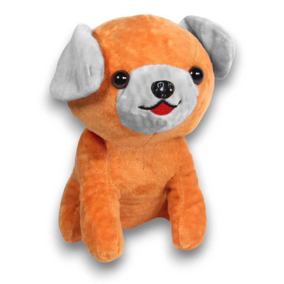 Köpek Peluş Oyuncak 15 cm Kahverengi 1461