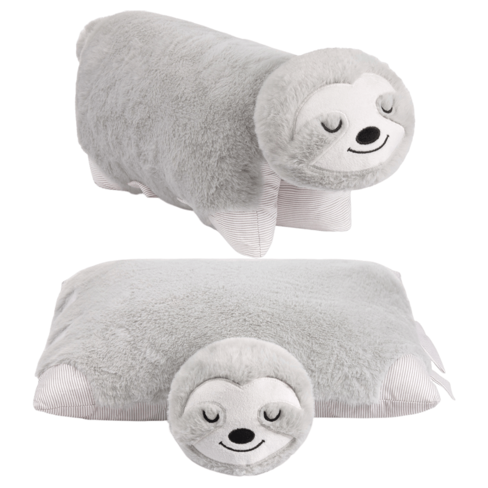 Tembel Hayvan Peluş Yastık 35 cm Gri 2144