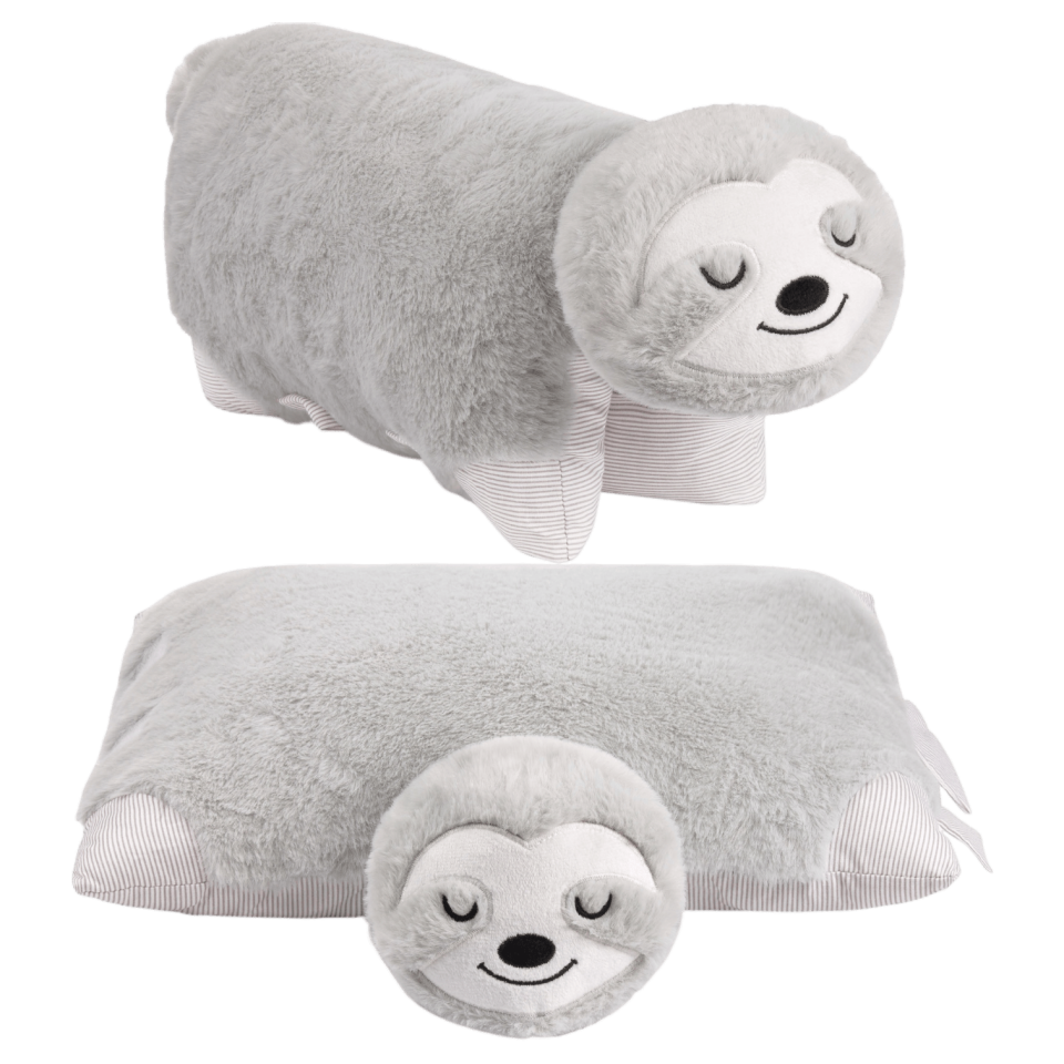 Tembel Hayvan Peluş Yastık 35 cm Gri 2144