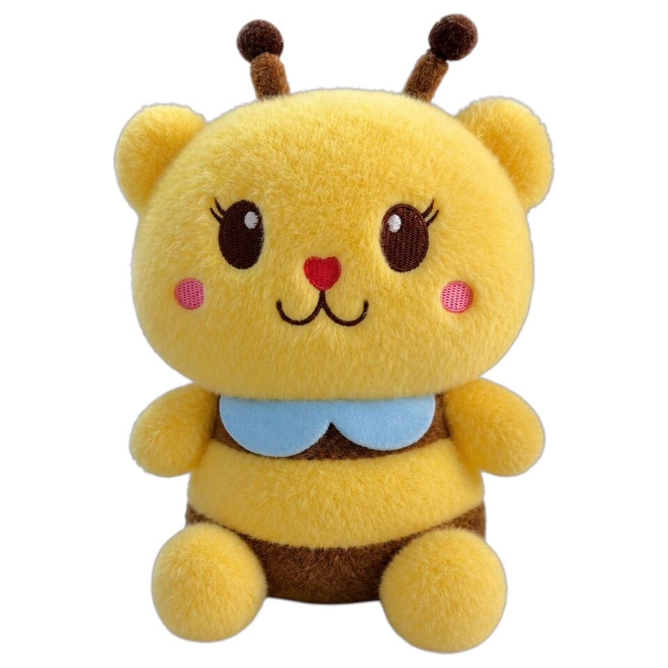 Arı Peluş Oyuncak 22 cm Sarı 2177