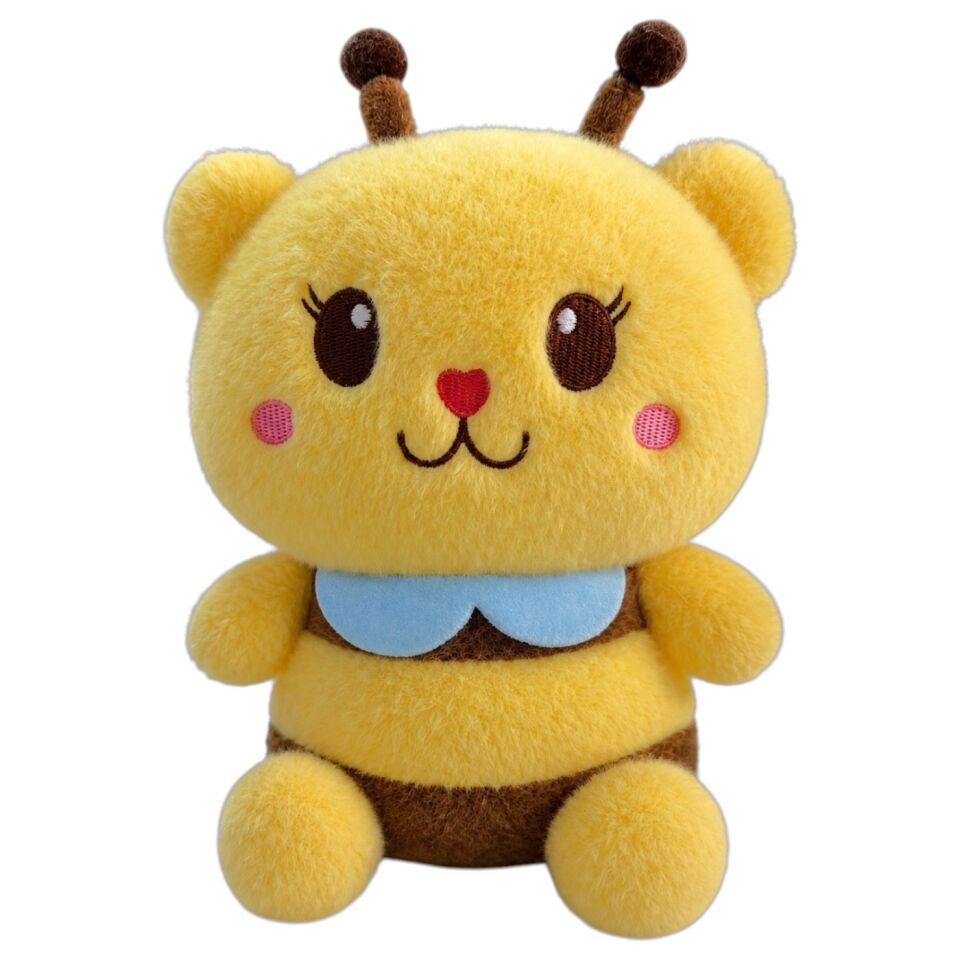 Arı Peluş Oyuncak 22 cm Sarı 2177