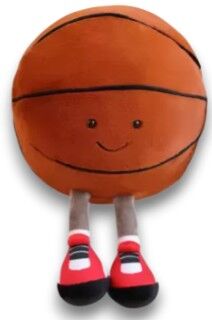 Peluş Basketbol Topu 20 cm Kahverengi 4017