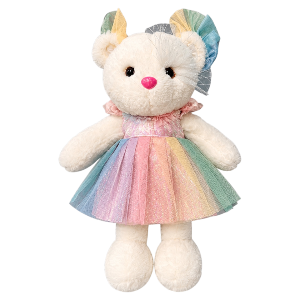 Ayıcık Peluş Oyuncak 23 cm Beyaz 4369