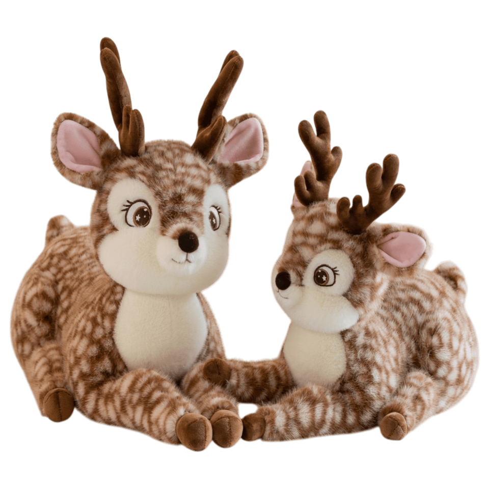 Geyik Peluş Oyuncak 25 cm Kahverengi 4475