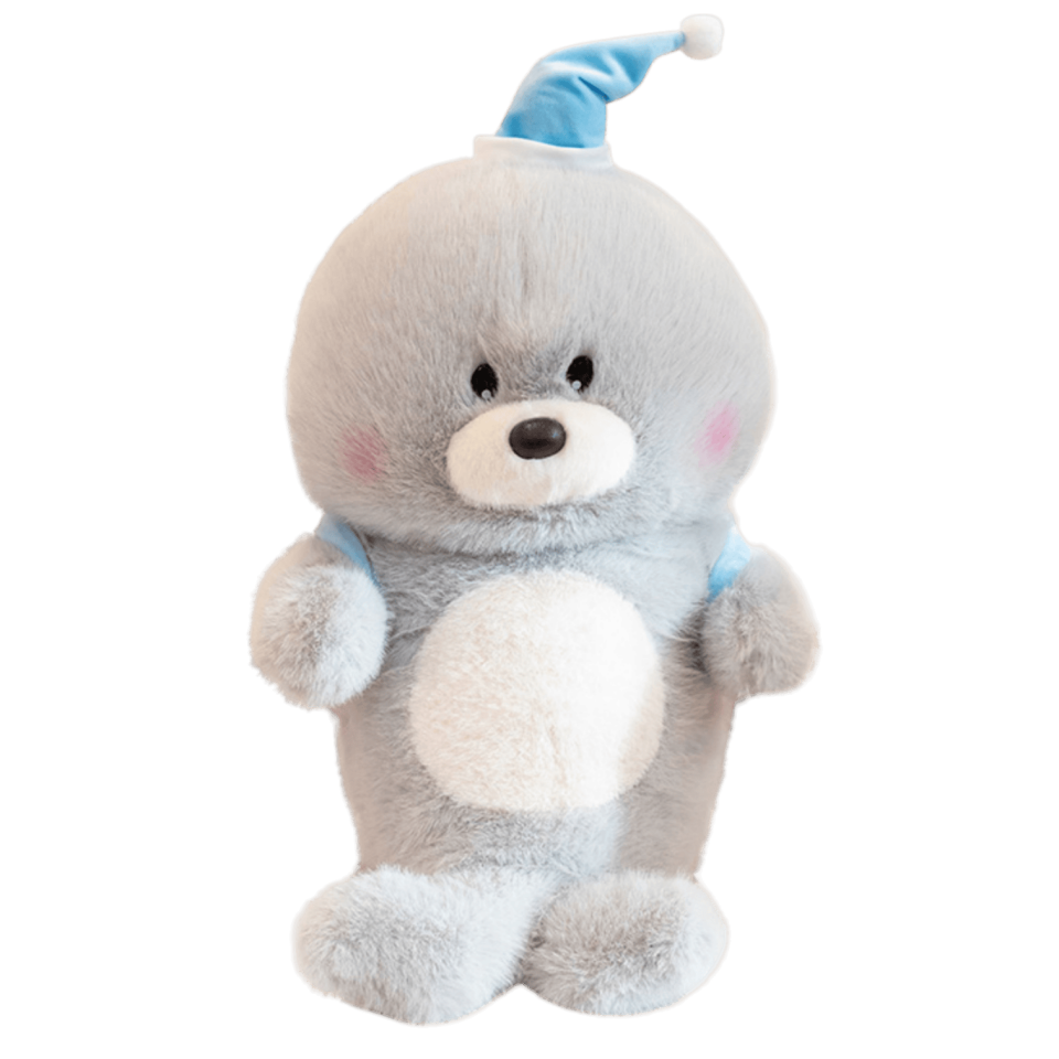 Fok Peluş Oyuncak 22 cm Gri 4482