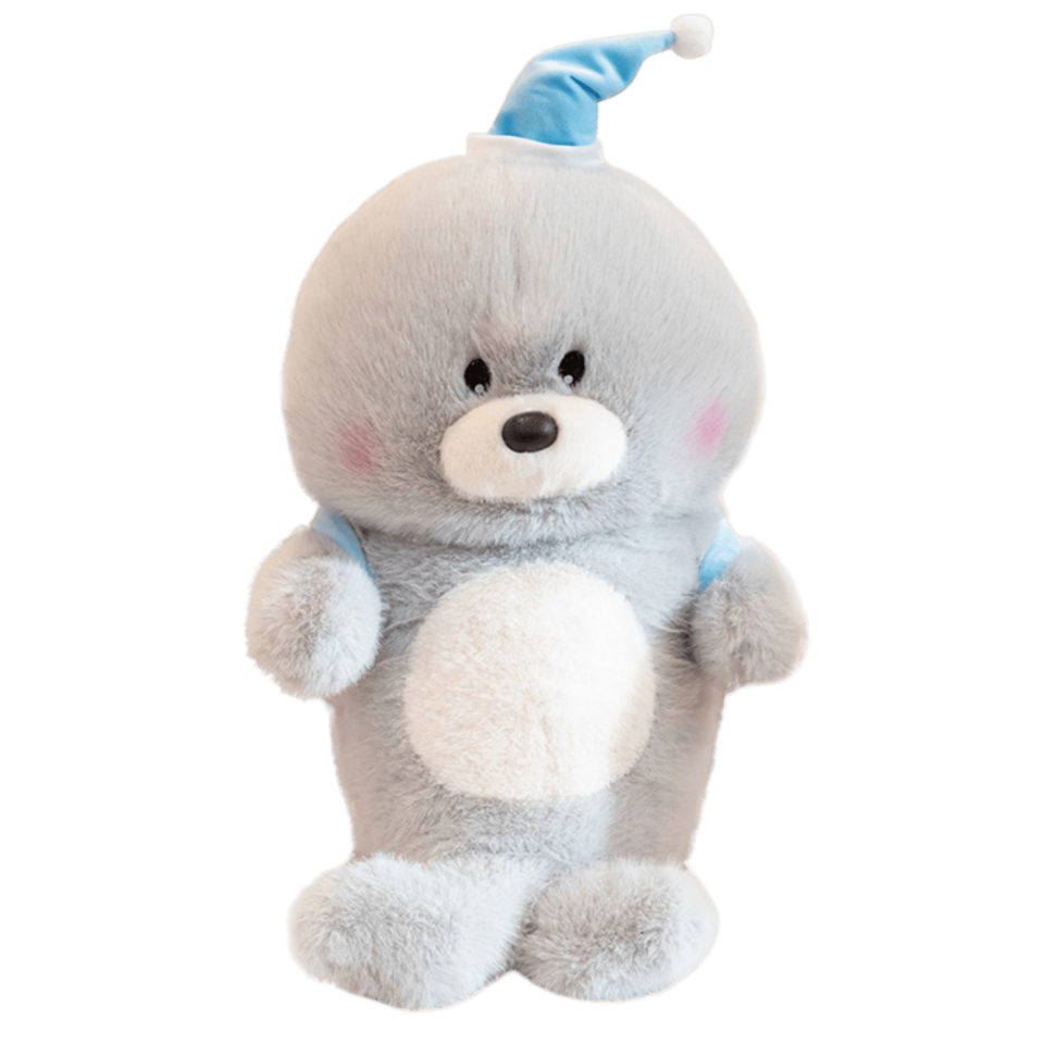 Fok Peluş Oyuncak 22 cm Gri 4482