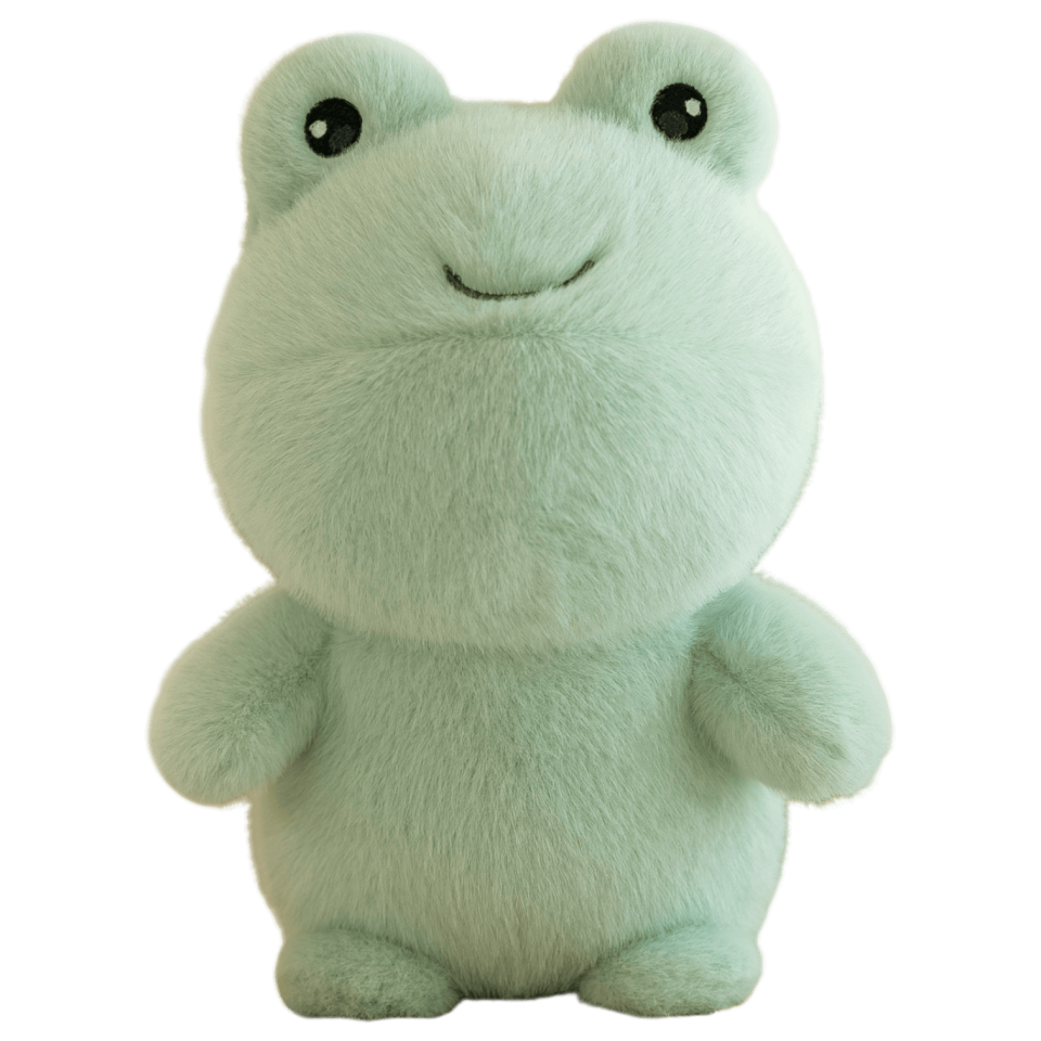 Kurbağa Peluş Oyuncak 23 cm Yeşil 4509