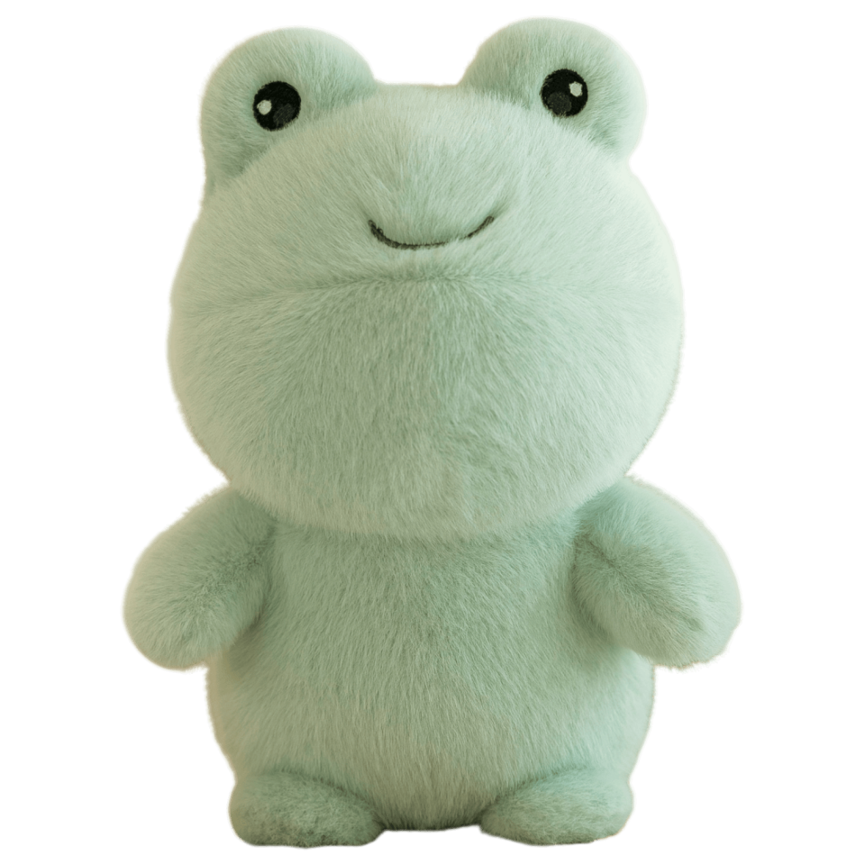 Kurbağa Peluş Oyuncak 23 cm Yeşil 4509