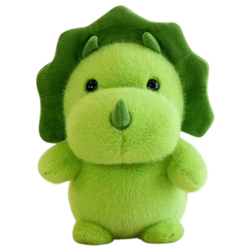 Dinozor Peluş Oyuncak 23 cm Yeşil 4512