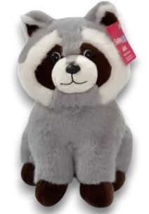 Rakun Peluş Oyuncak 30 cm Gri 4542