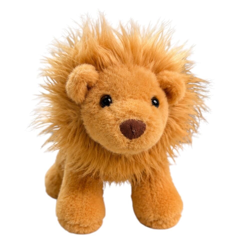 Aslan Peluş Oyuncak 22 cm Kahverengi 4579