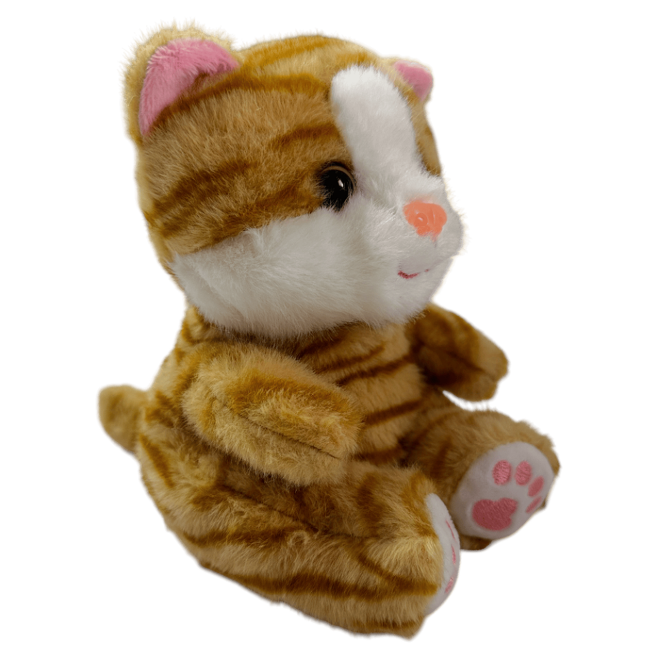 Kedi Peluş Oyuncak 15 cm Sarı 4682