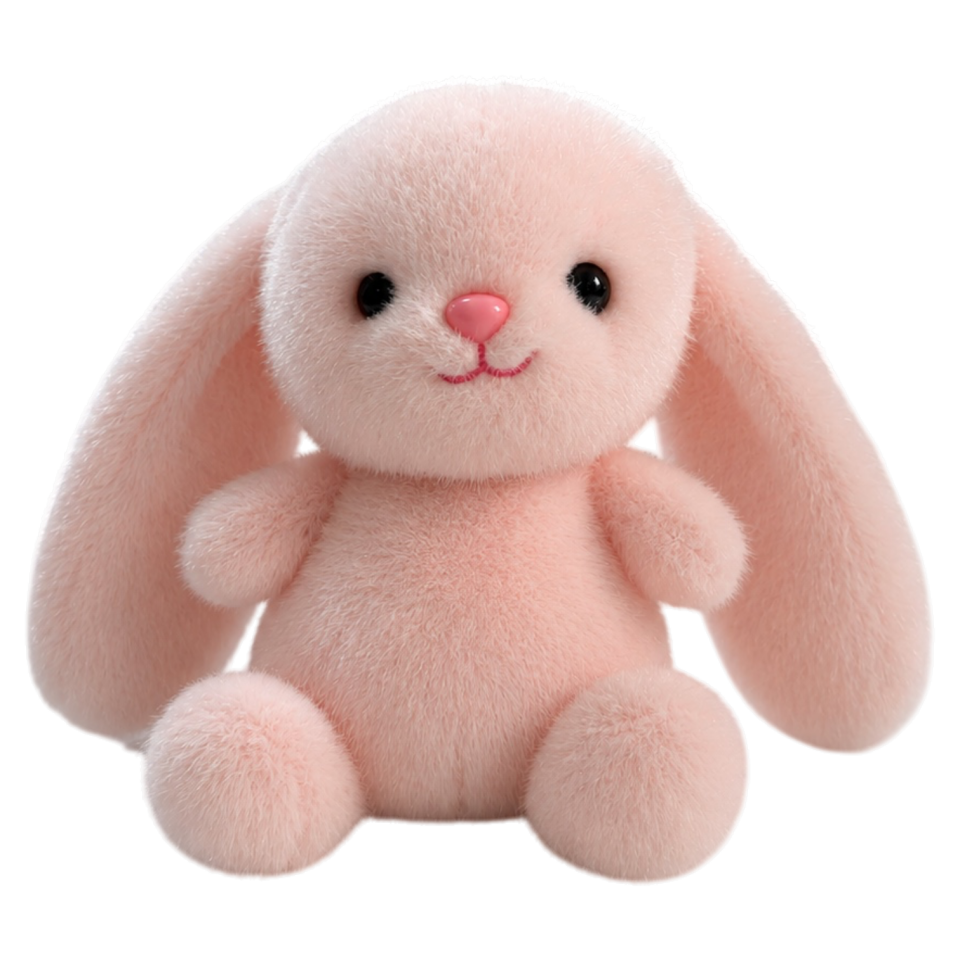 Tavşan Peluş Oyuncak 15 cm Pembe 4689