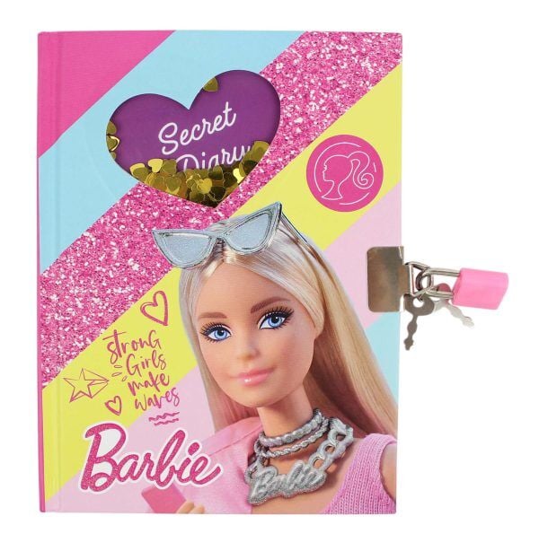 Barbie Pullu Kilitli Hatıra Defteri B-2116