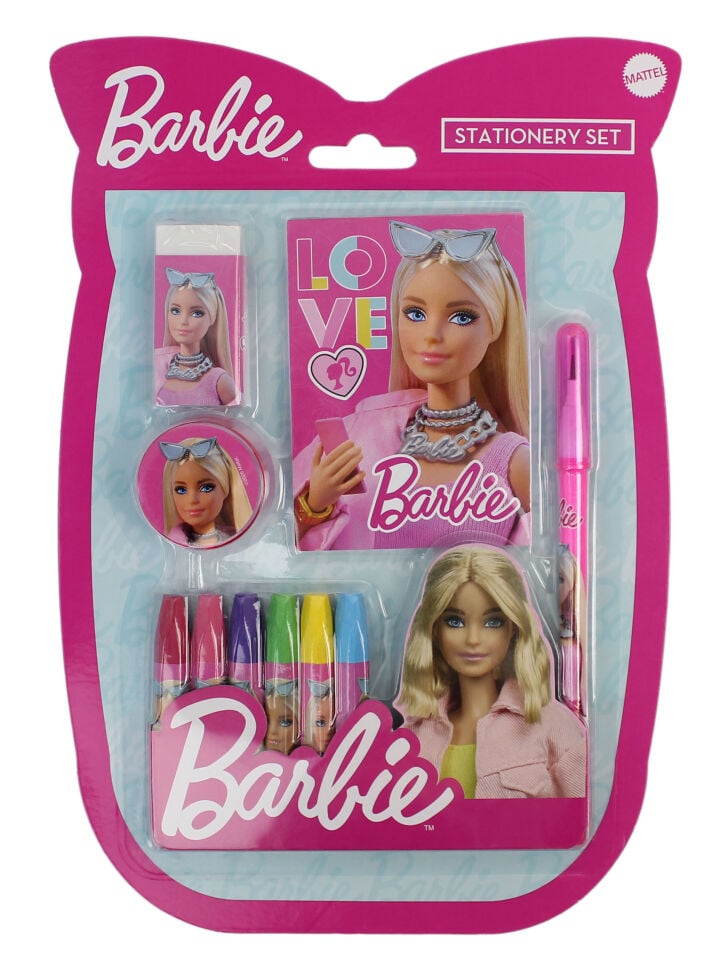 Barbie Pastel Boyalı Kırtasiye Seti B-3630