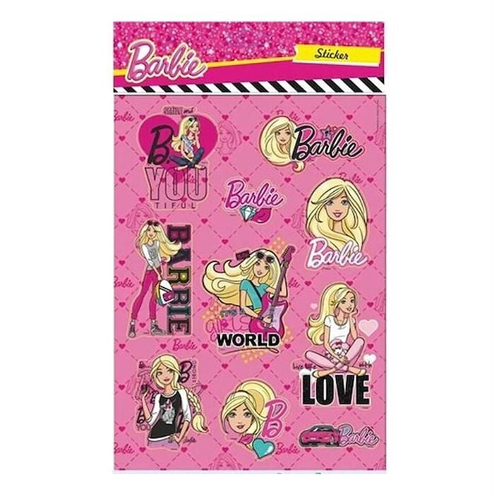 Barbie 3D Sticker Çıkartma B-4673