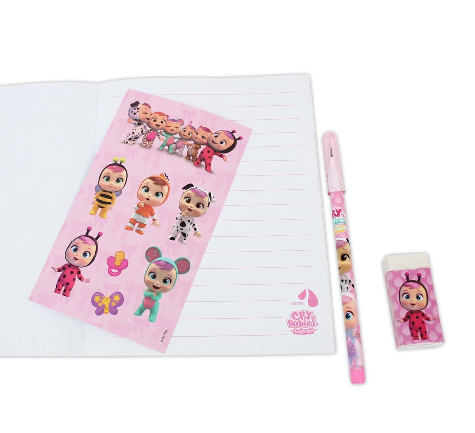 Cry Babies Tüylü PVC Çantalı Kırtasiye Seti CRY-7746
