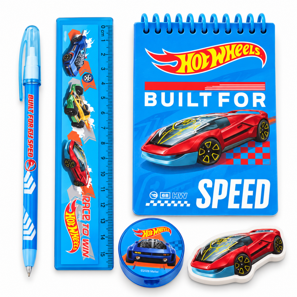 Hot Wheels Kırtasiye Seti HW-7466