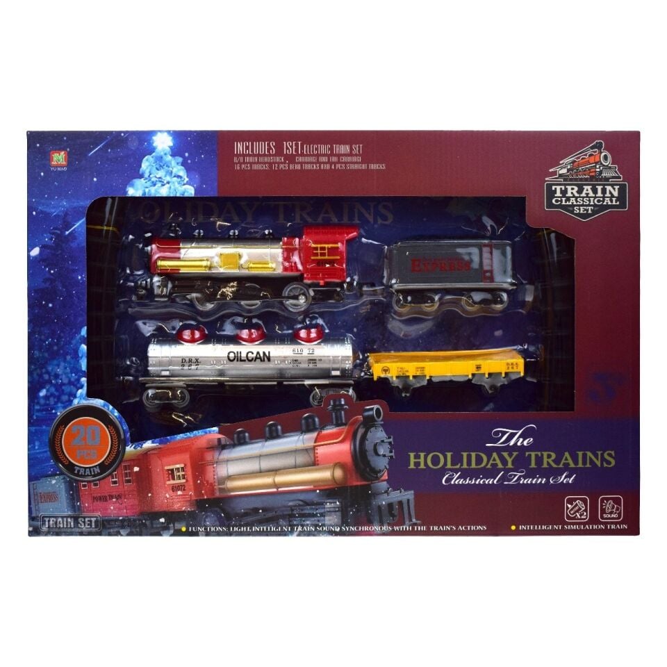 Birlik Oyuncak Klasik Büyük Boy Oyuncak Tren Seti 2217